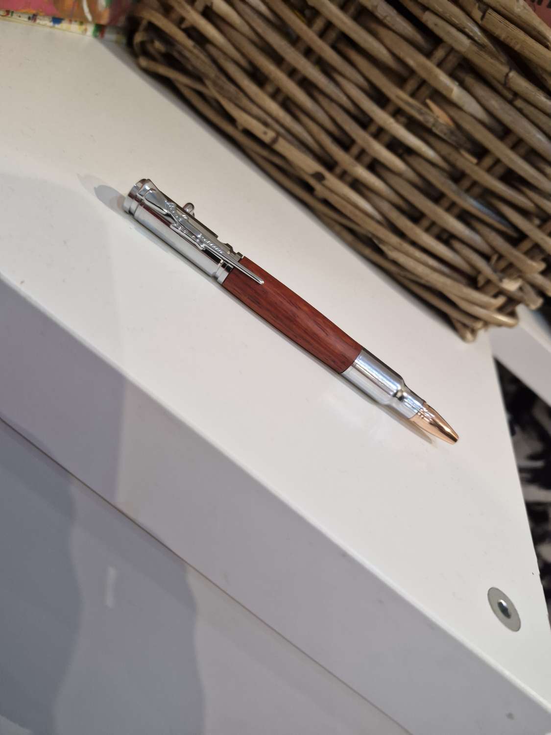Bolt action bullet pen. Bolt action bullet pen.