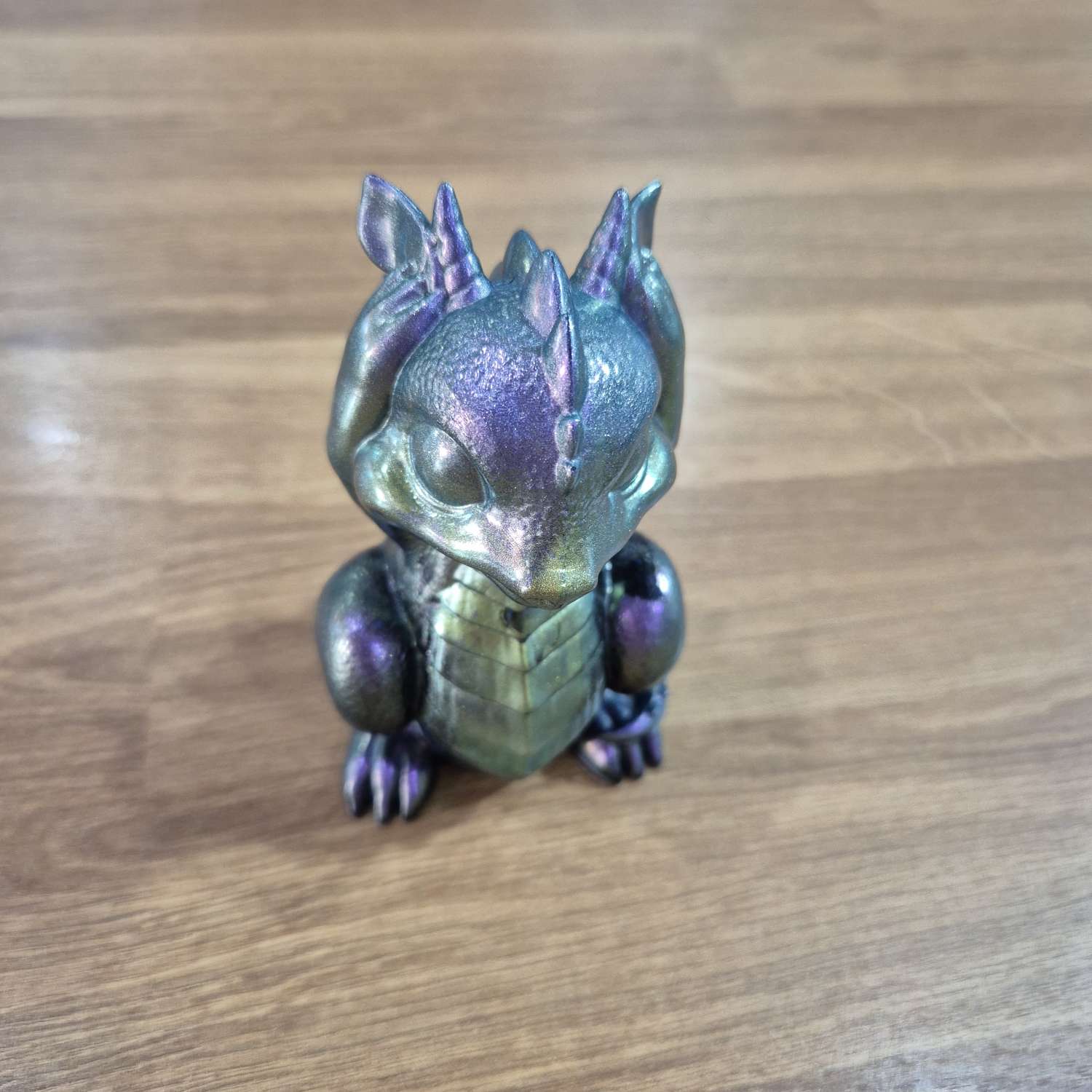 Dragon Resin Speak No Evil Epoxy Resin 3D Animal Ornament Dragon Resin Speak No Evil Epoxy Resin 3D Animal Ornament