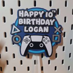 Personalised PlayStation Design Cake Topper