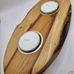Yew t-light holder