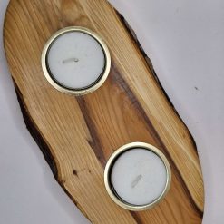 Yew t-light holder 1 Yew t-light holder 1