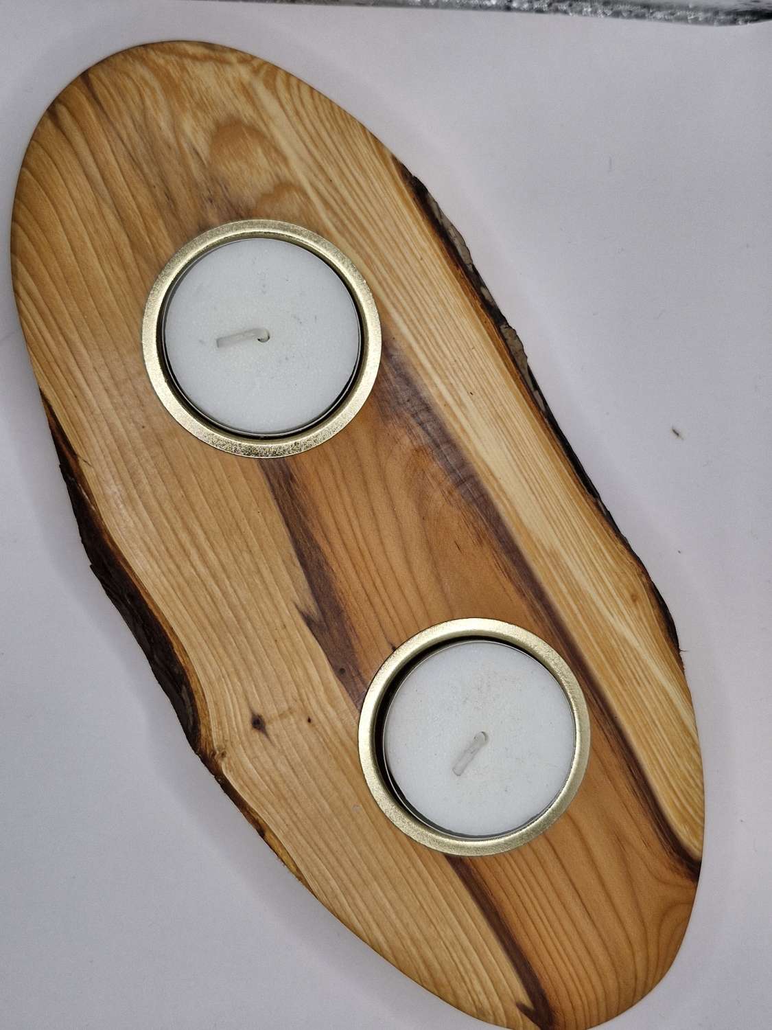 Yew t-light holder Yew t-light holder