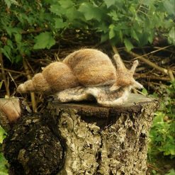 Needle Felt Giant African Land Snail , Needle Felt Animal, Wool Sculpture, Snail Art, Fibre Art, Sculpture, Gift, Snail, Wildlife,