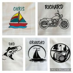 Personalised Embroidered Handkerchiefs