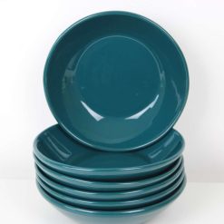 6-Piece Handmade Stoneware Ceramic Soup Plate Set – Elegant & Durable 1 6-Piece Handmade Stoneware Ceramic Soup Plate Set – Elegant & Durable 1