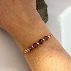 Amethyst Bracelet Gold 1 Amethyst Bracelet Gold 1