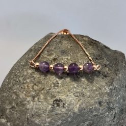 Amethyst Bracelet Gold 5 Amethyst Bracelet Gold 5