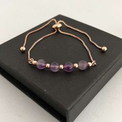 Amethyst Bracelet Gold