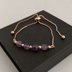 Amethyst Bracelet Gold 3 Amethyst Bracelet Gold 3