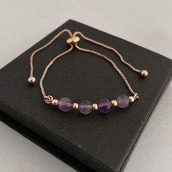 Amethyst Bracelet Gold 4 Amethyst Bracelet Gold 4