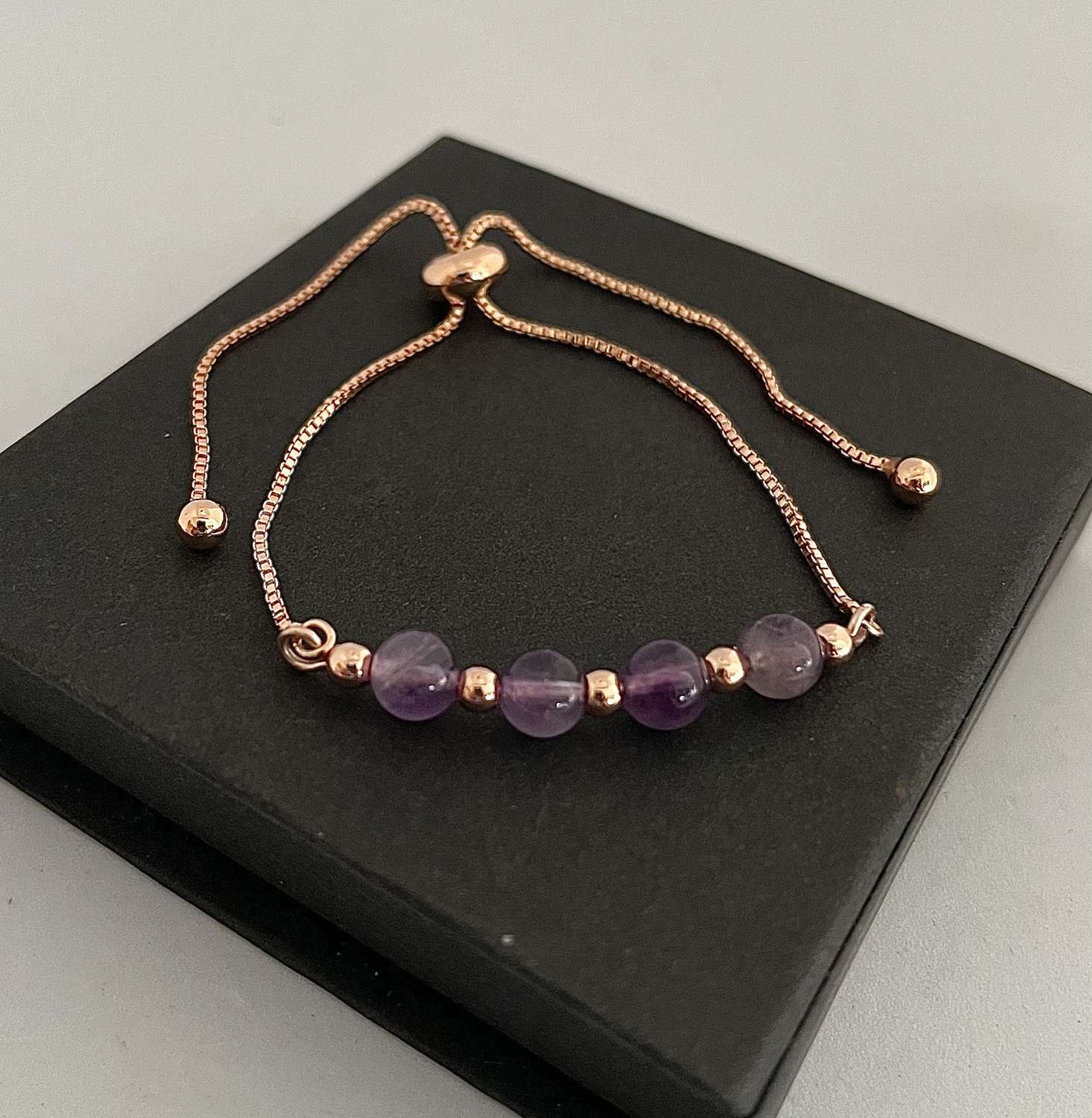 Amethyst Bracelet Gold Amethyst Bracelet Gold