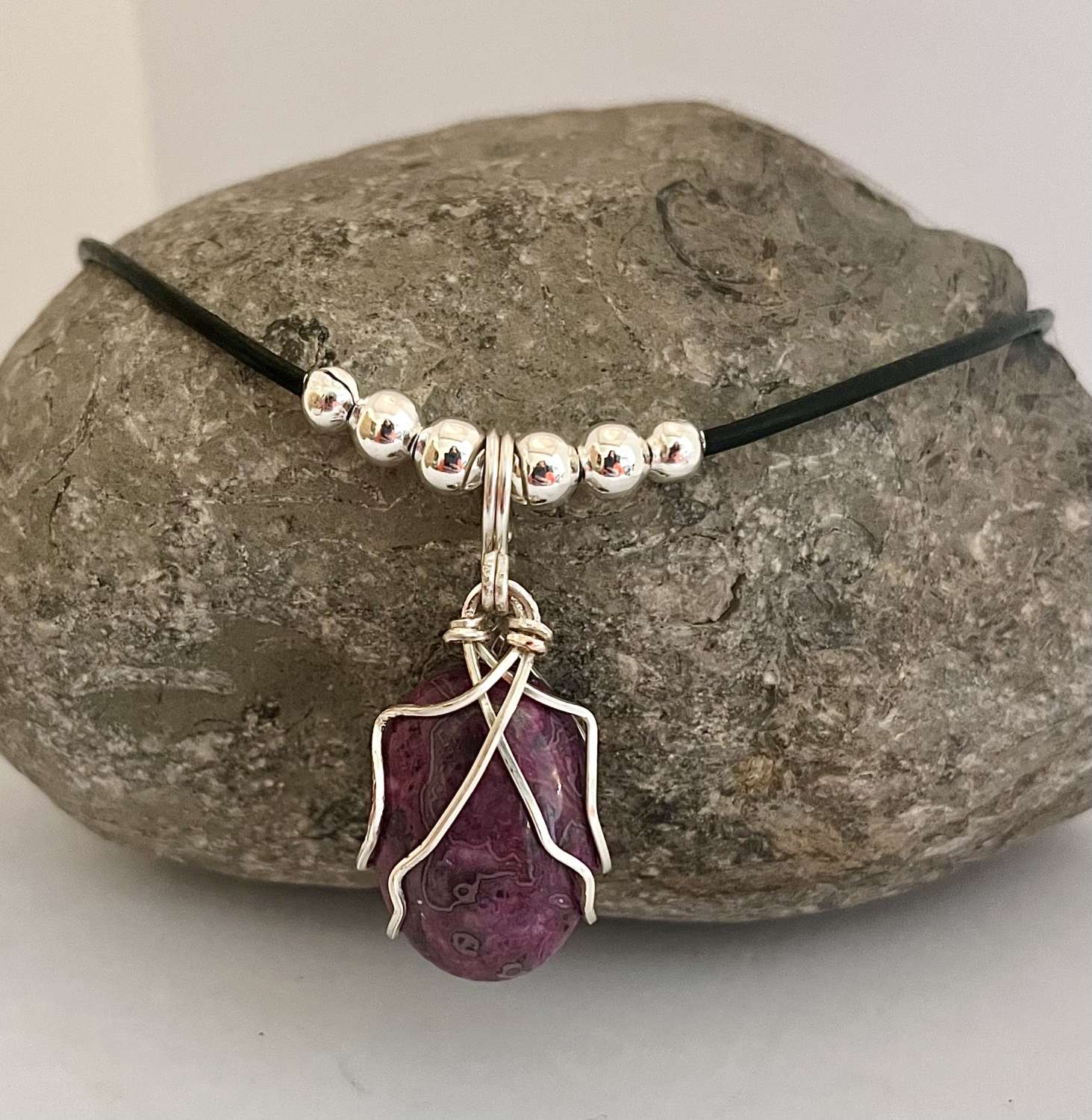 Jasper Pendant Necklace Jasper Pendant Necklace