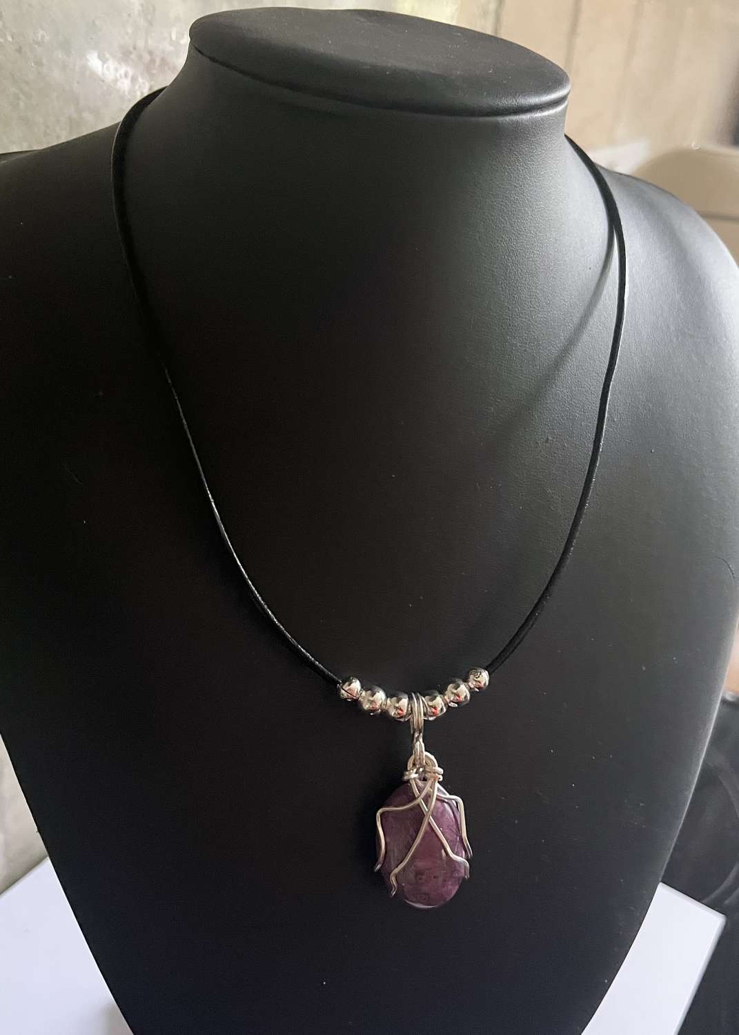 Jasper Pendant Necklace Jasper Pendant Necklace