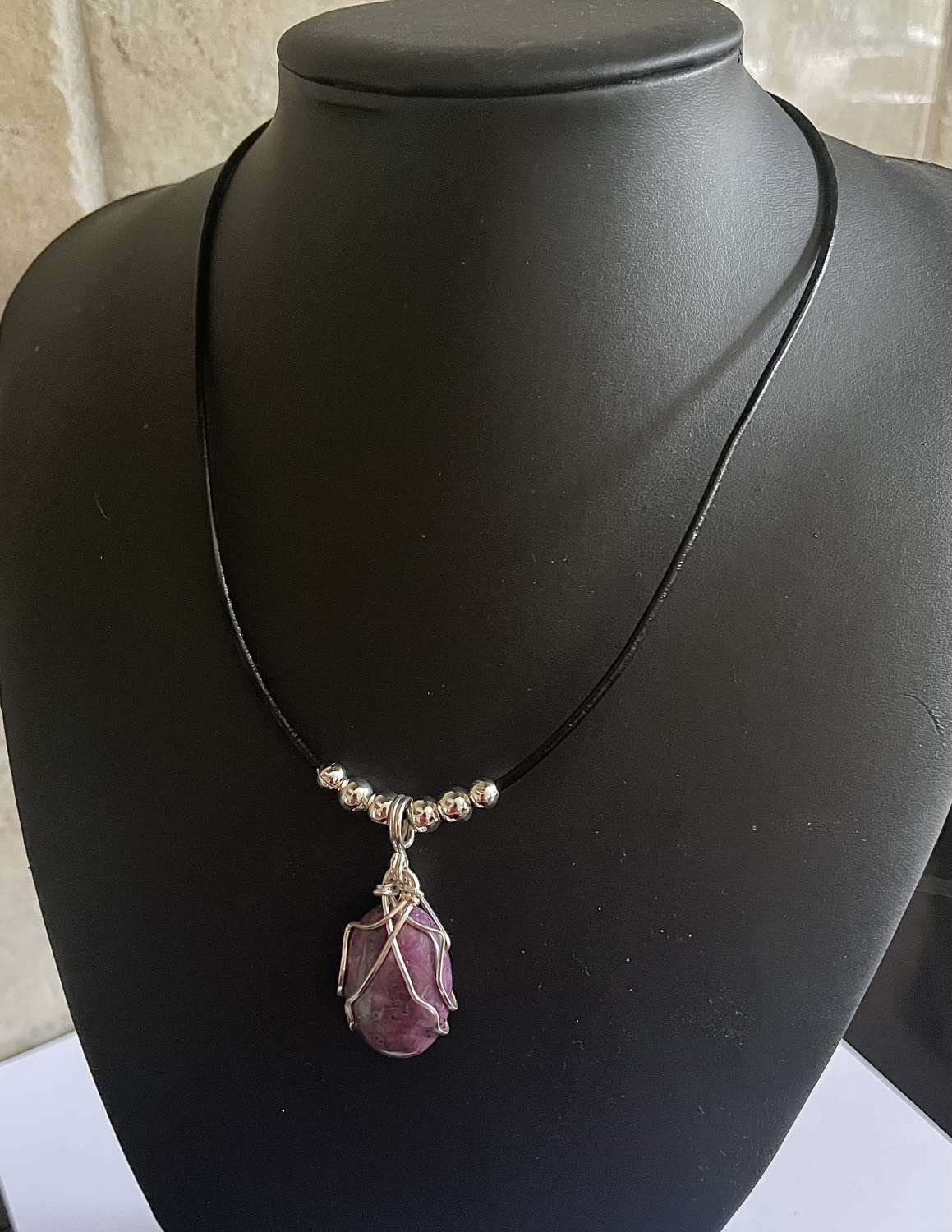 Jasper Pendant Necklace Jasper Pendant Necklace