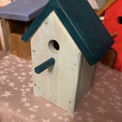 Tall Red bird house
