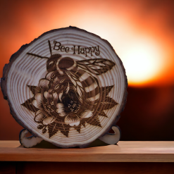 Bee Happy 3D Plaque