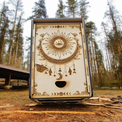 Double Engraved Tarot Box