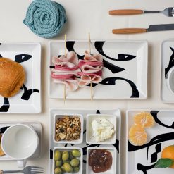 ARABICA 27-Piece Handmade Stoneware Brunch Set For 6 Microwave & Dishwasher Safe 7