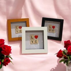 Framed Scrabble Tile "LOVE" Wall Art 6
