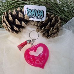 Handmade Resin Keyring - Holding Hands Model