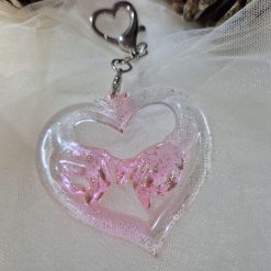 Handmade Resin Keyring - Holding Hands Model