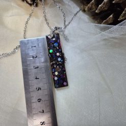 Handmade Resin Necklace Long Pendant On Quality Metal Snake Chain 5 Handmade Resin Necklace Long Pendant On Quality Metal Snake Chain 5