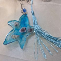 Resin handmade ocean inspired keyring 2 Resin handmade ocean inspired keyring 2