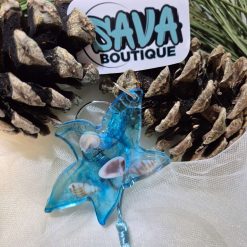 Resin handmade ocean inspired keyring 3 Resin handmade ocean inspired keyring 3