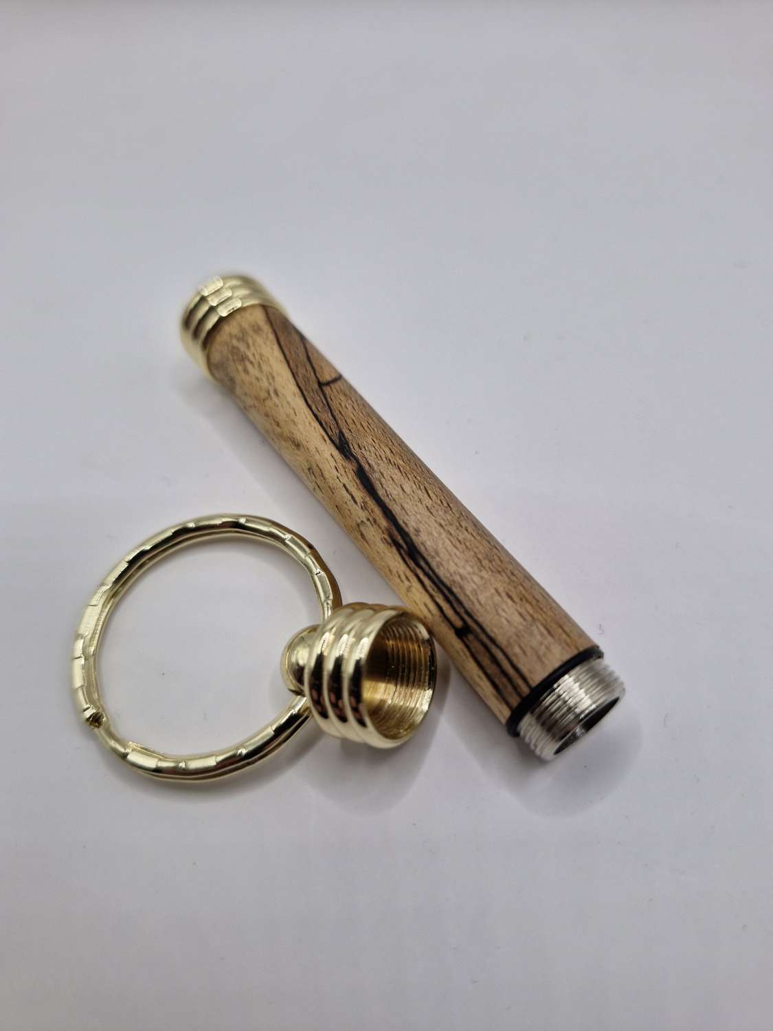 Secret compartment key ring Secret compartment key ring