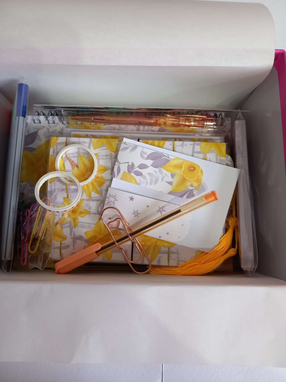 Spring themed stationery box Spring themed stationery box