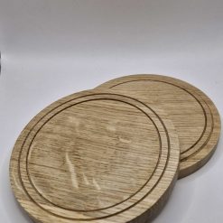Oak coasters