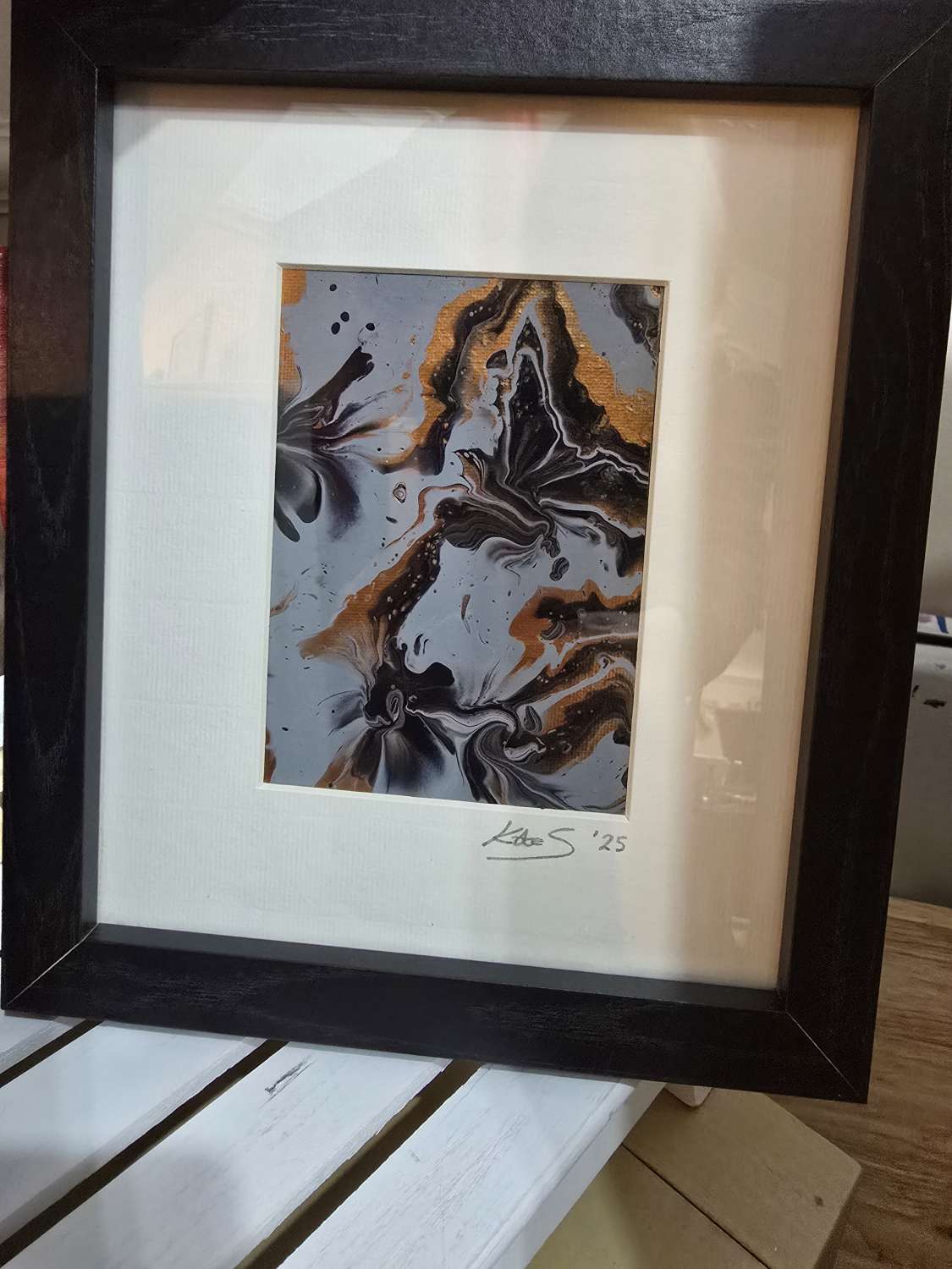 Bronze and black 9x7 Bronze and black 9x7