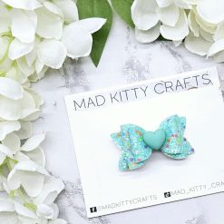 Turquoise starfish bow