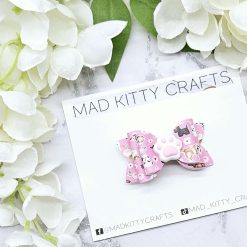 Pink/dog bow