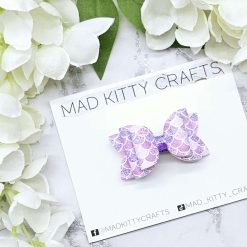 Lilac mermaid scales bow