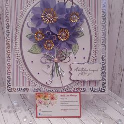 Luxury Handmade Birthday - Purple Birthday bouquet just for you