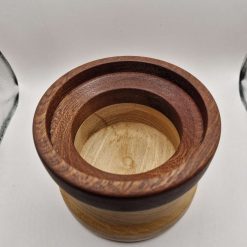 Sapele and beech jar 1 Sapele and beech jar 1