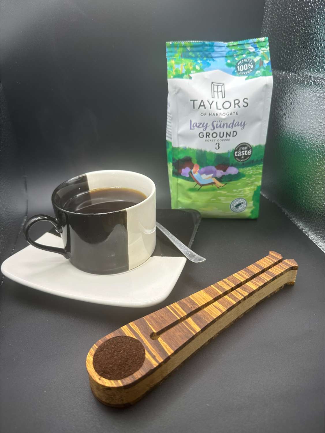 COFFEE SCOOP 1 Bamboo coffee scoop &clip 2