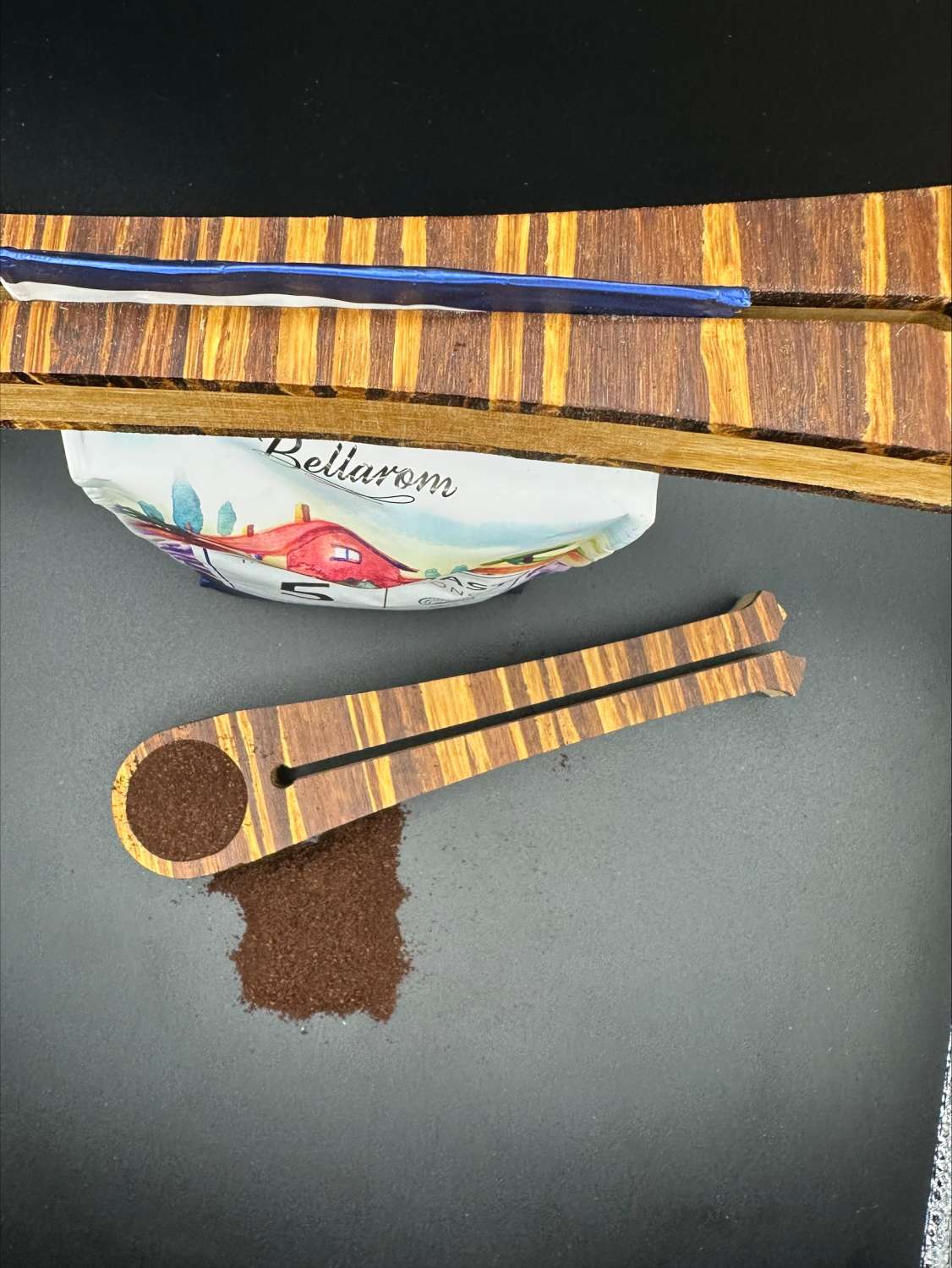 COFFEE SCOOP 2 Bamboo coffee scoop &clip 5