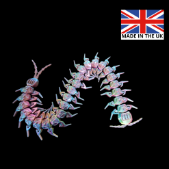 17" Centipede Fully Articulated 3d Printed Insect / Fidget Toy