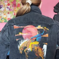 Custom personalised painted Denim Jackets