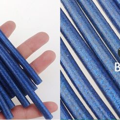 GLITTER GLUE STICKS Blue 11mm x 200mm - 20 sticks