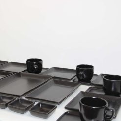 Handmade Stoneware Brunch Set – 27 Pieces – NOIR Collection 2 Handmade Stoneware Brunch Set – 27 Pieces – NOIR Collection 2