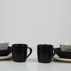 Handmade Stoneware Dinner Set – 8 Pieces – ART FACIAL Collection