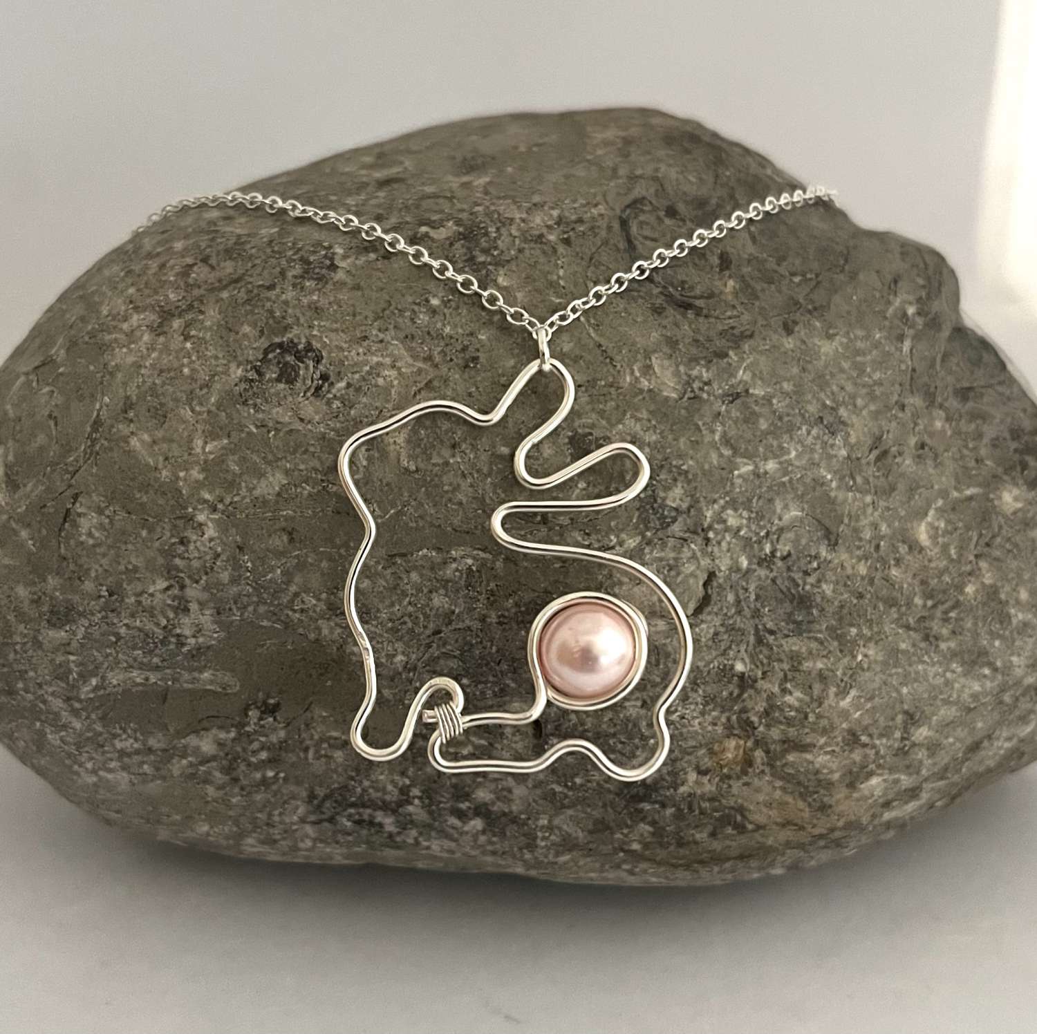 Rabbit Pendant Necklace Rabbit Pendant Necklace