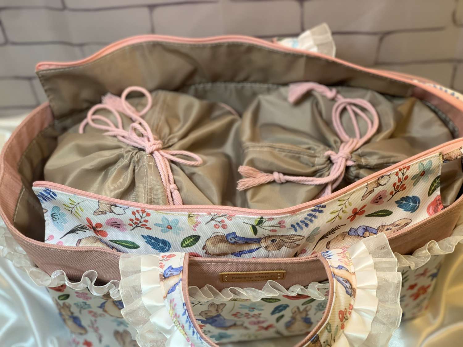 Nursery organiser bag. Nursery organiser bag.