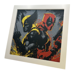 Wolverine and Deadpool Wall Art 2 Wolverine and Deadpool Wall Art 2