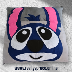 Reading pillow, Pocket pillow,Kids pillow,STITCH pillow