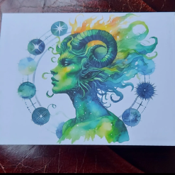 Aries Greetings Card