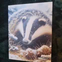 Badger Greetings Card